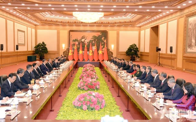 Tổng Bí thư, Chủ tịch nước Tô Lâm hội đàm với Tổng Bí thư, Chủ tịch Trung Quốc Tập Cận Bình