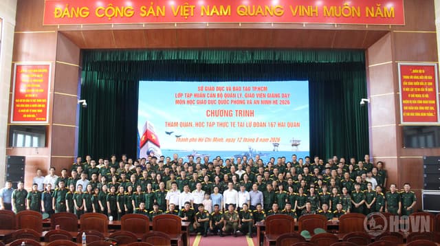 Tham quan, học tập thực tế tại Lữ đoàn 167