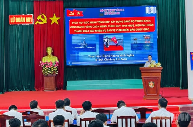 Lữ đoàn 681: Giữ vững “mạch sống” chính trị, xây dựng đơn vị vững mạnh toàn diện