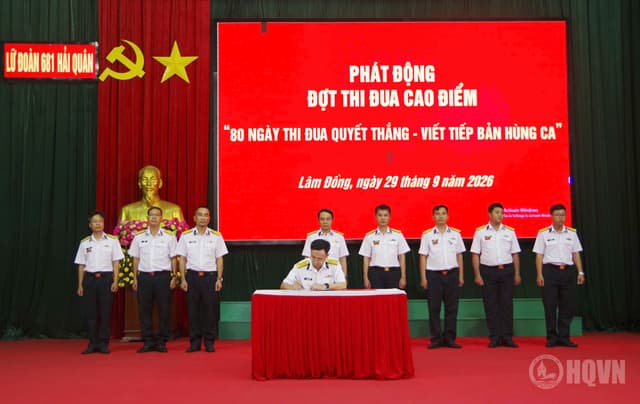 Lữ đoàn 681 phát động thi đua cao điểm