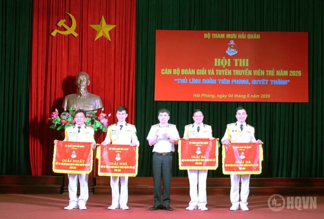 Hội thi cán bộ đoàn giỏi và tuyên truyền viên trẻ Bộ Tham mưu Hải quân năm 2026