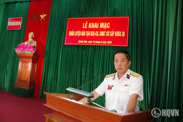 Trung tâm Huấn luyện Vùng 4 Hải quân khai mạc huấn luyện, đào tạo khóa 30