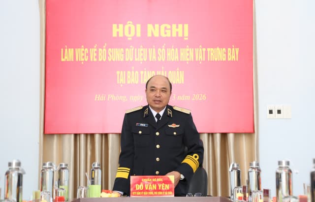 Triển khai nhiệm vụ số hóa hiện vật tại Bảo tàng Hải quân