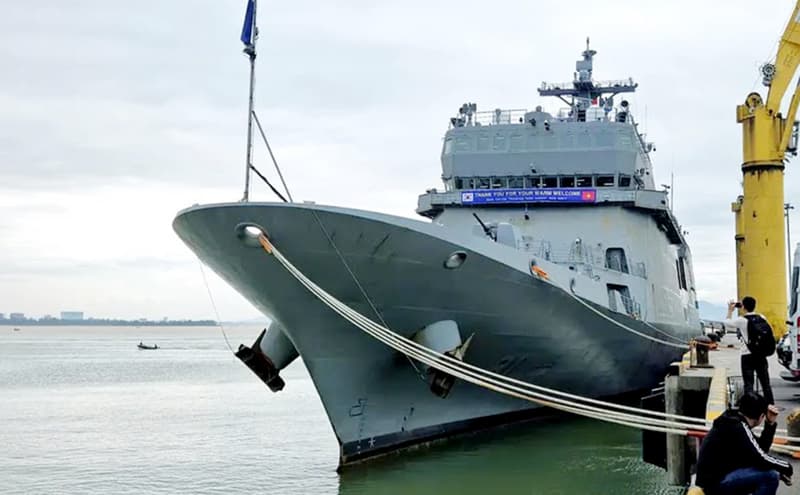 Tàu Hải quân Hàn Quốc thăm xã giao thành phố Đà Nẵng