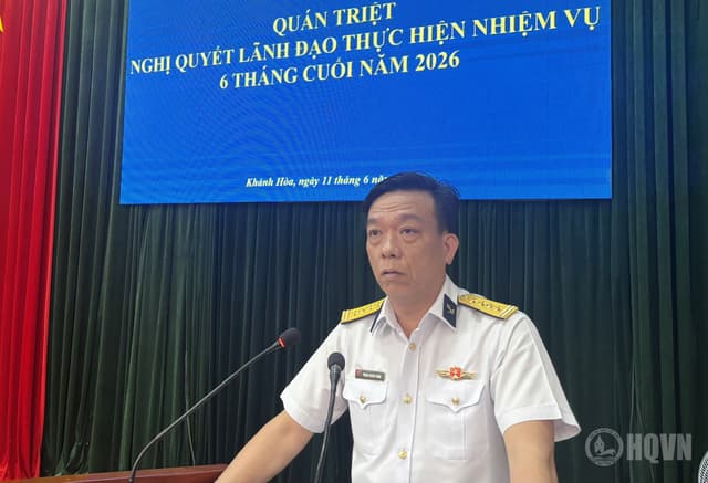Kho 858 sơ kết công tác quân sự - quốc phòng 6 tháng đầu năm