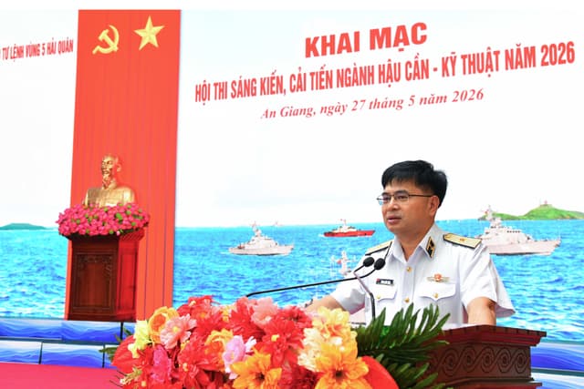 Vùng 5 Hải quân khai mạc Hội thi sáng kiến, cải tiến ngành hậu cần - kỹ thuật năm 2026