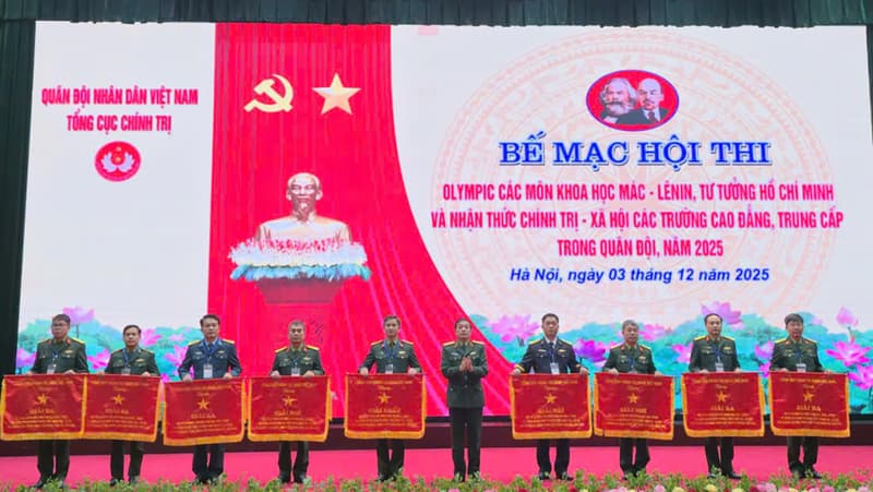 Trường Cao đẳng kỹ thuật Hải quân đạt thành tích cao tại Hội thi Olympic các môn khoa học Mác - Lênin, tư tưởng Hồ Chí Minh toàn quân năm 2025