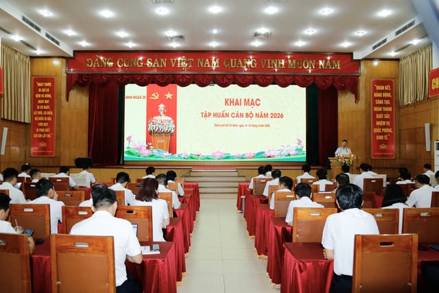 Binh đoàn 20 tập huấn cán bộ năm 2026