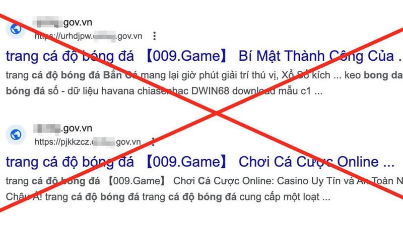 Cảnh báo tấn công chèn backlink vào website cơ quan nhà nước