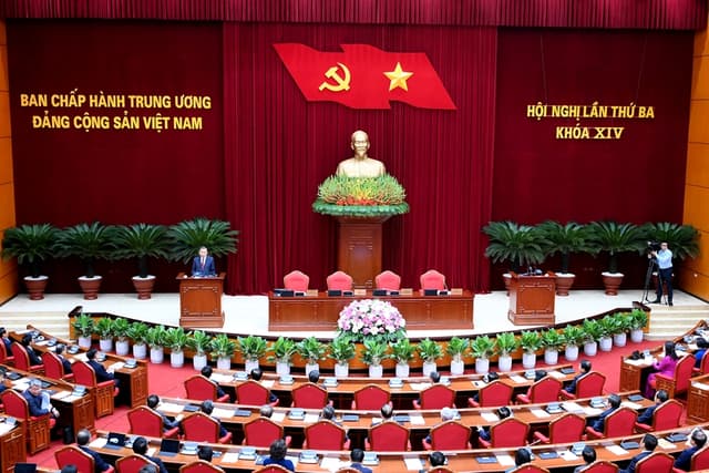 Bế mạc Hội nghị lần thứ ba Ban Chấp hành Trung ương Đảng khóa XIV