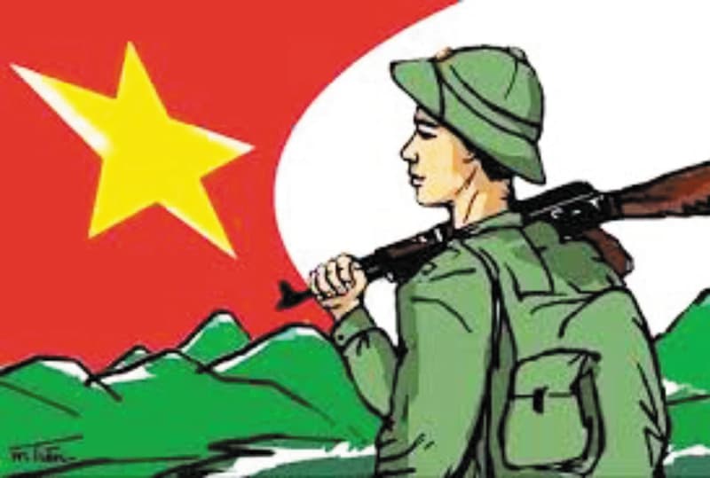 Nhớ màu xanh áo lính