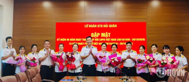 Lữ đoàn 679 tổ chức các hoạt động kỷ niệm Ngày thành lập Hội LHPN Việt Nam