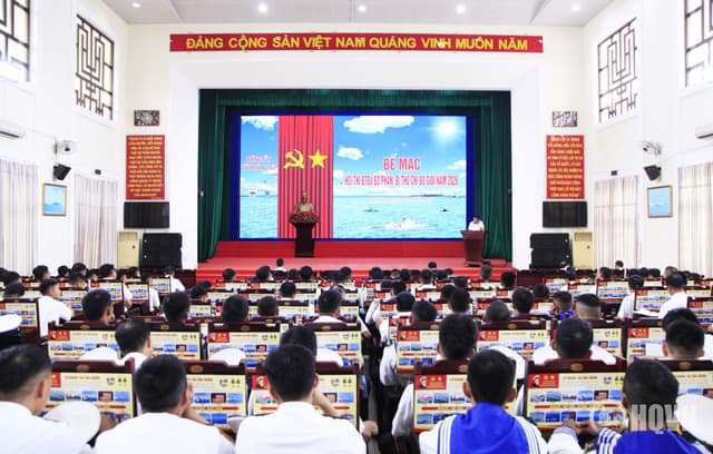 Lữ đoàn 162 bế mạc Hội thi Bí thư đảng ủy bộ phận, Bí thư chi bộ giỏi năm 2026
