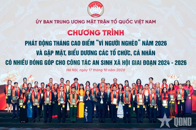 Phát động Tháng cao điểm “Vì người nghèo” năm 2026