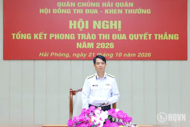 Quân chủng Hải quân tổng kết công tác thi đua khen thưởng và phong trào thi đua quyết thắng