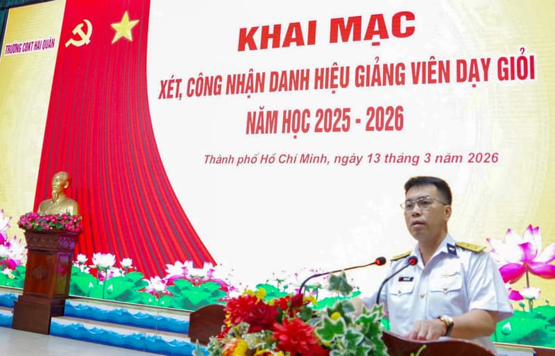 Trường Cao đẳng Kỹ thuật Hải quân xét, công nhận danh hiệu giảng viên dạy giỏi năm học 2025 - 2026