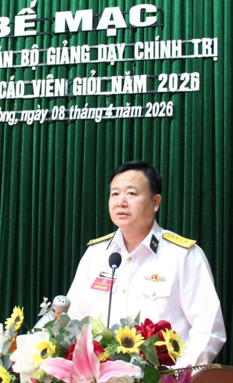 Bộ Tham mưu Hải quân: Bế mạc Hội thi cán bộ giảng dạy chính trị, báo cáo viên giỏi năm 2026