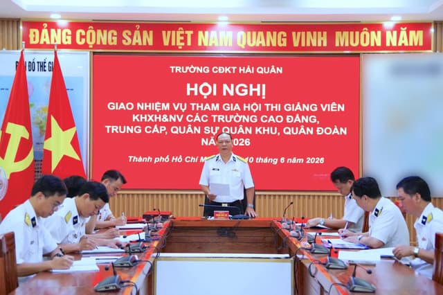 Trường Cao đẳng Kỹ thuật Hải quân: Giao nhiệm vụ tham gia Hội thi giảng viên khoa học xã hội và nhân văn