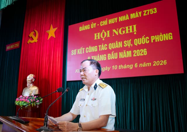 Nhà máy Z753 hoàn thành tốt nhiệm vụ sản xuất kinh doanh 6 tháng đầu năm 2026