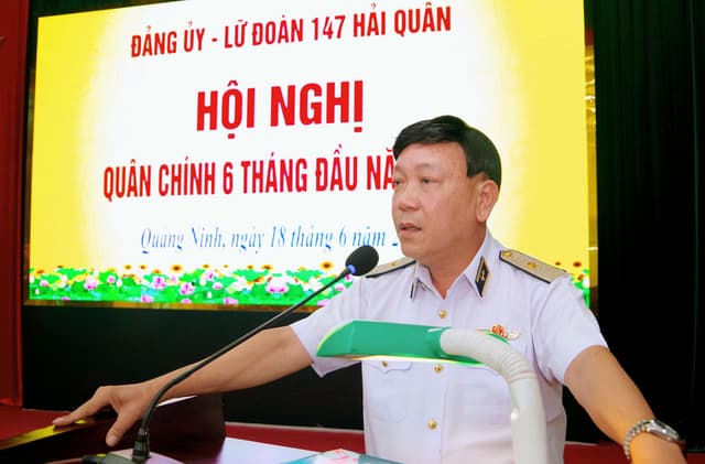 Lữ đoàn 147 tổ chức Hội nghị quân chính 6 tháng đầu năm 2026