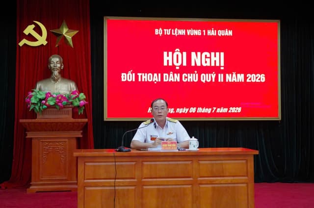 Trung đoàn 151: Hội nghị đối thoại dân chủ quý II năm 2026