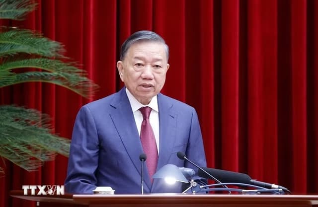 Phát biểu của Tổng Bí thư, Chủ tịch nước Tô Lâm tại Khai mạc Hội nghị lần thứ ba Ban Chấp hành Trung ương Đảng khóa XIV