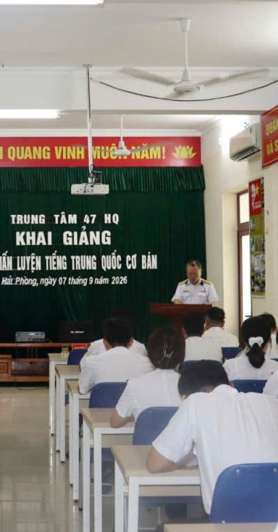 Trung tâm 47 khai giảng lớp huấn luyện tiếng Trung Quốc