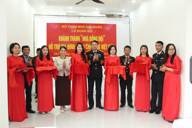 Lữ đoàn 602 khánh thành nhà đồng đội