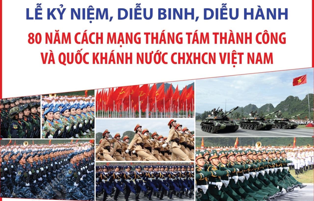 Một số mốc thời gian chính từ nay đến Lễ kỷ niệm 80 năm Cách mạng tháng Tám và Quốc khánh 2/9