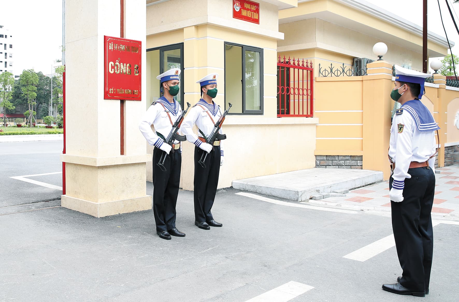 Niềm vinh dự của chiến sĩ vệ binh