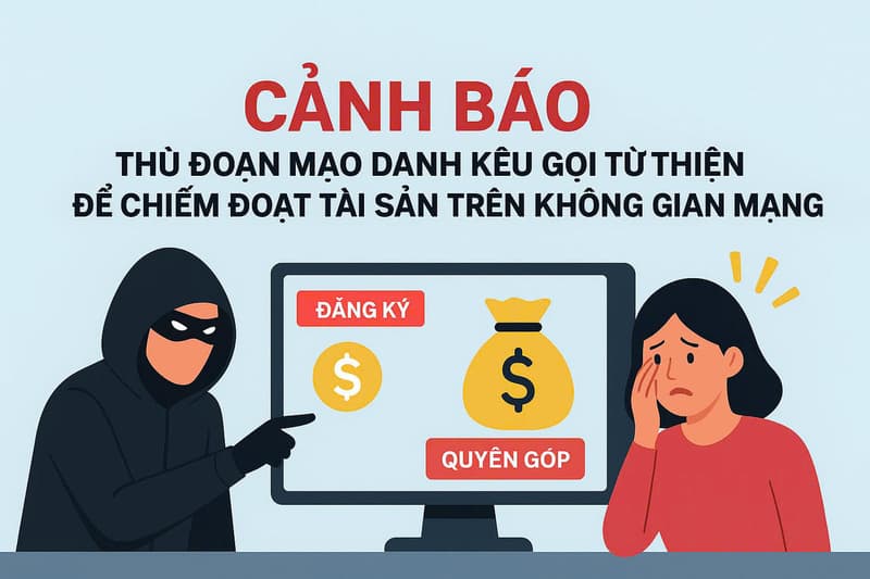 Cảnh báo thủ đoạn mạo danh cơ quan nhà nước kêu gọi ủng hộ người dân vùng lũ
