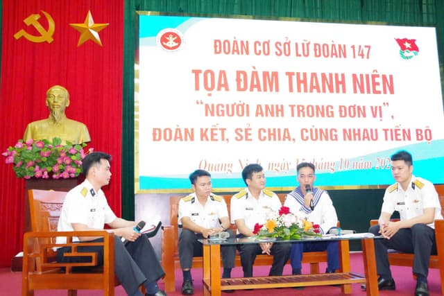 Lữ đoàn 147 tọa đàm thanh niên