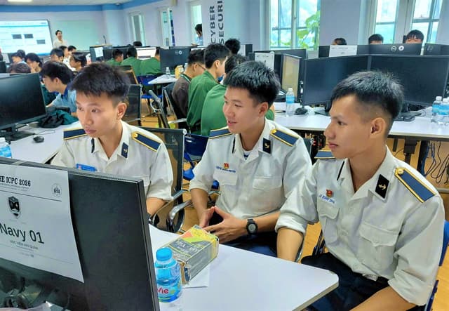 Học viện Hải quân giành giải Nhì tại kỳ thi ICPC năm 2026