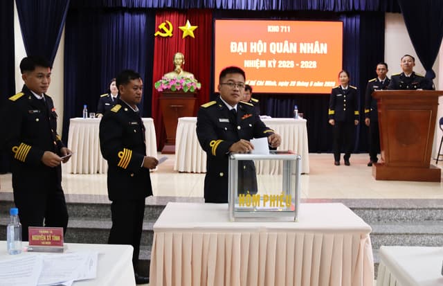 Kho 711: Đại hội quân nhân nhiệm kỳ 2026 - 2028