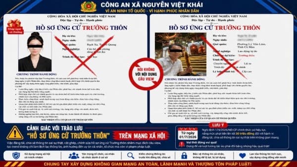 Cảnh báo về trào lưu đăng tải các "hồ sơ ứng cử trưởng thôn"