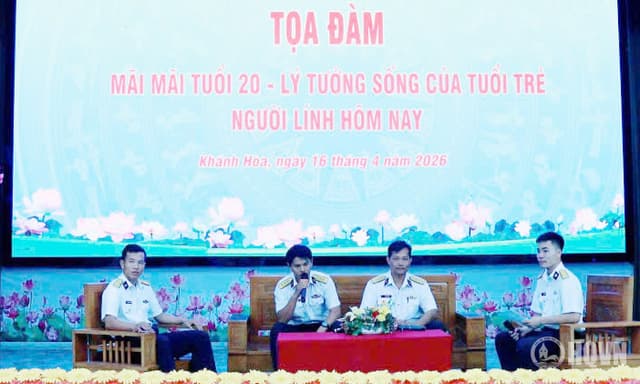 Tọa đàm “Mãi mãi tuổi 20 – Lý tưởng sống của tuổi trẻ người lính hôm nay”