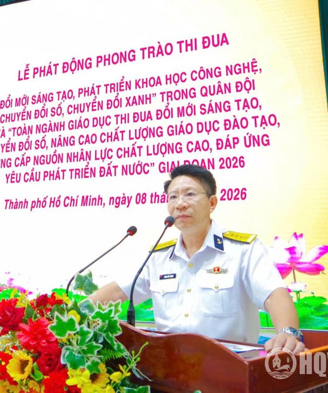 Trường Cao đẳng Kỹ thuật Hải quân phát động các phong trào thi đua