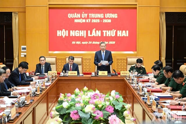 Tổng Bí thư, Chủ tịch nước Tô Lâm chủ trì Hội nghị Quân ủy Trung ương