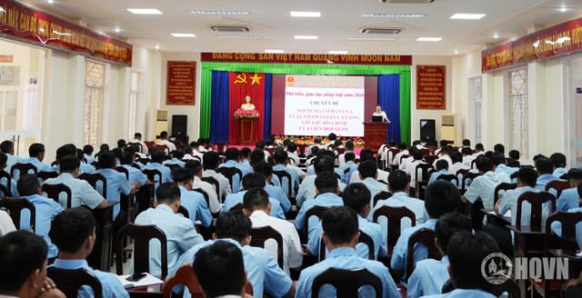 Nhà máy X55 phối hợp phổ biến, giáo dục pháp luật năm 2026