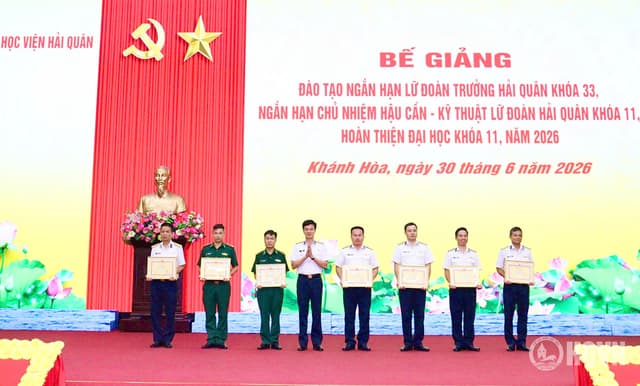 Học viện Hải quân: Bế giảng các lớp đào tạo ngắn hạn năm 2026