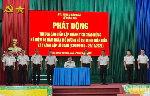 Lữ đoàn 125 phát động thi đua “65 ngày đêm hành động kiểu mẫu”